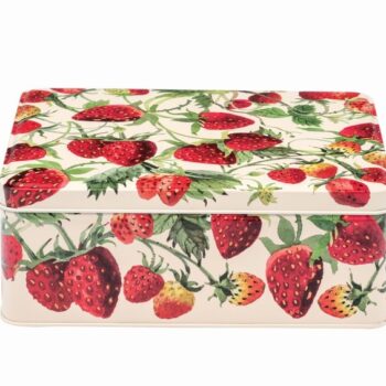 Emma Bridgewater bewaarblik rechthoekig strawberries/aardbeien